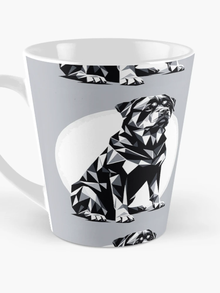 Thumbnail 3 of 4, Coffee Mug, Distinguished Rottweiler  designed and sold by SimpleDesigns12.