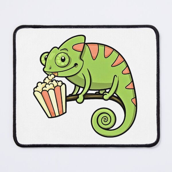Item preview, chameleon popcorn lover designed and sold by jinmommyonline.