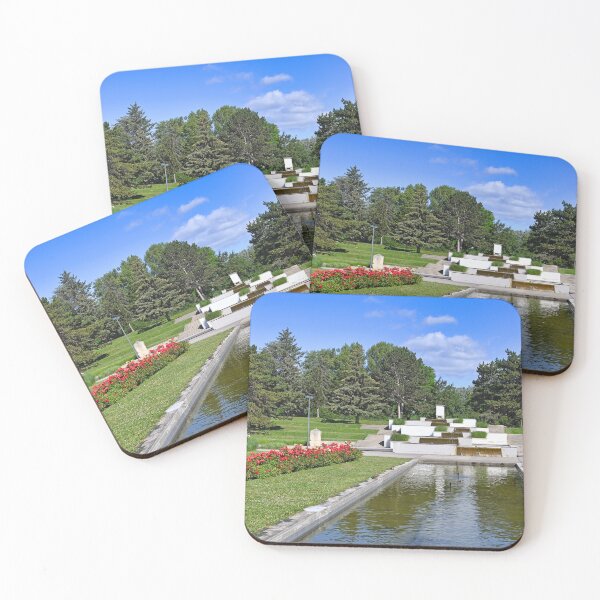 Item preview, Fountain Donau park in Vienna Austria spring season designed and sold by goceris.