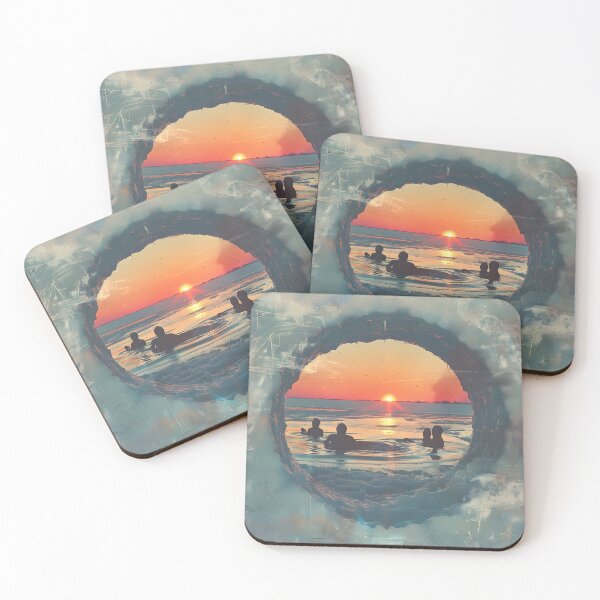 Item preview, Men in the freezing water – look through the ice designed and sold by Wildflow Creations.