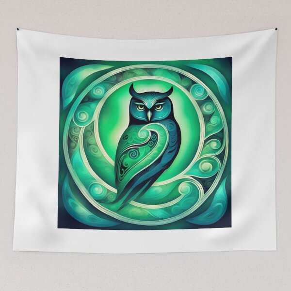Item preview, Aqua Spiral Sentinel   designed and sold by Sienna Hamilton-Katene.