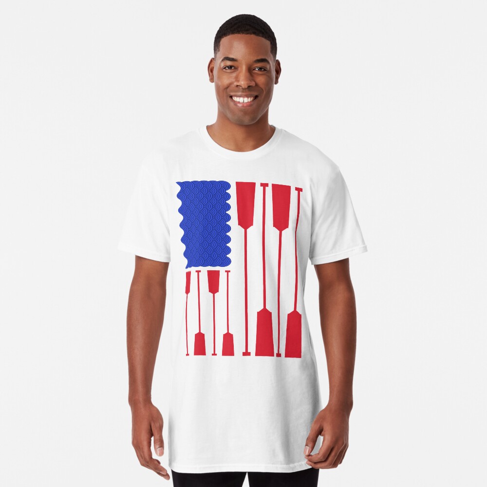 "Crew Rowing American Flag rowing shirt rowing gifts row crew