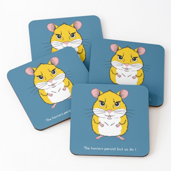 Item preview, Sad Hamster, Resilient Rodent - Brave Hamster Overcomes, The horrors persist but so do I designed and sold by FEBRICAST.