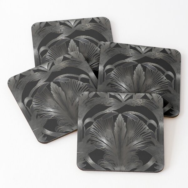 Item preview, Silver art deco design 071 designed and sold by fleesphotos.