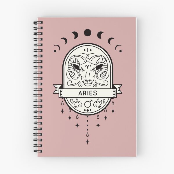 Artikelvorschau, Minimalistisches Widder-Sternzeichen-Abzeichen entworfen und verkauft von MonochromeEcho.