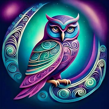 Artwork thumbnail, Cosmic Wisdom Keeper by Sienna Hamilton-Katene