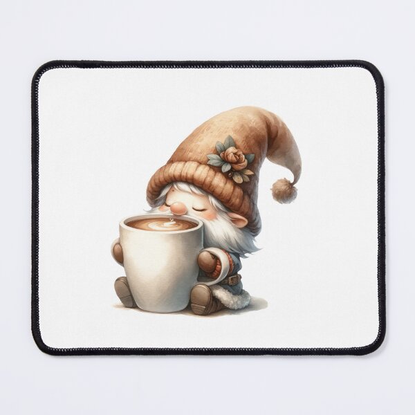 Item preview, Cute Coffee Lover Gnome designed and sold by Magnuna.