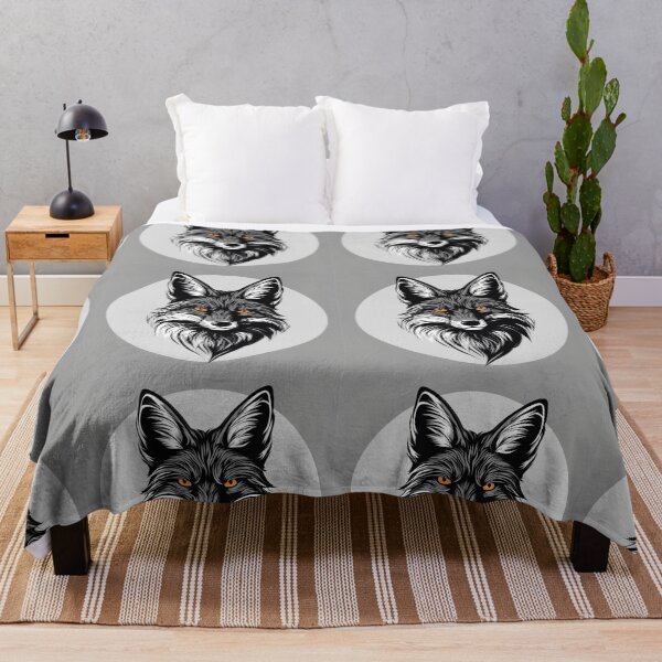 Item preview, Angry fox, black and white designed and sold by Jelena Slijepcevic.