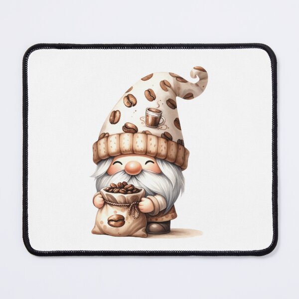 Item preview, Cute Coffee Lover Gnome designed and sold by Magnuna.