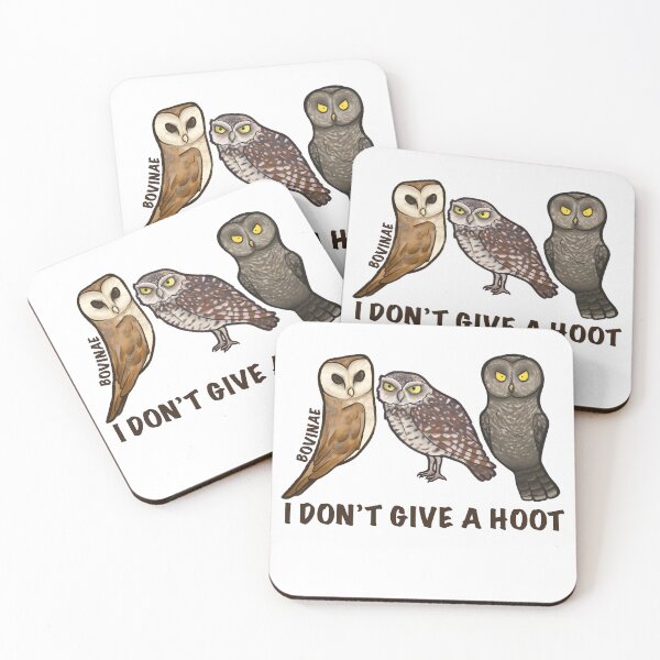 Item preview, I Don’t Give A Hoot  designed and sold by Bovinae Art.