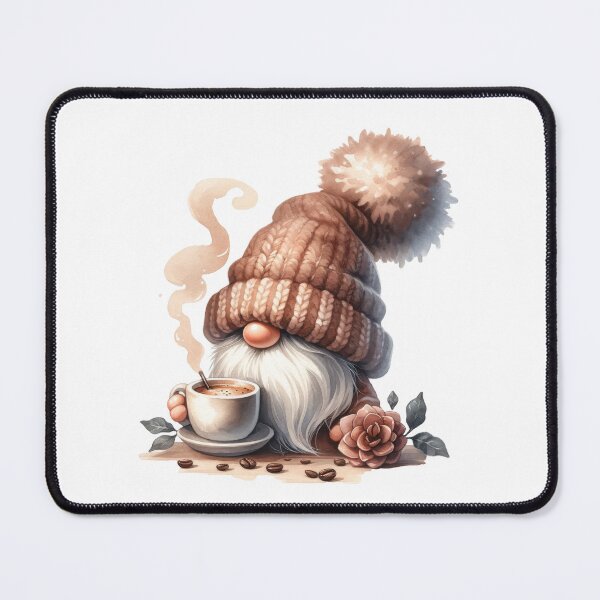 Item preview, Cute Coffee Lover Gnome designed and sold by Magnuna.
