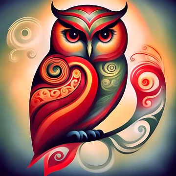 Artwork thumbnail, Sunset Swirl Watcher by Sienna Hamilton-Katene