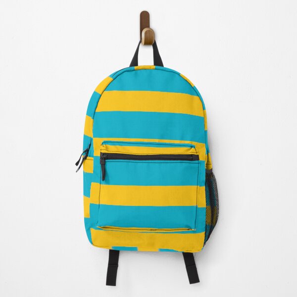 Item preview, Kazakhstan Flag Stripes, blue and yellow striped pattern designed and sold by patterncrow.