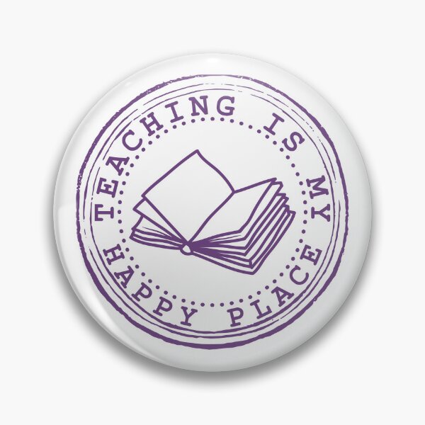 Item preview, Teaching is my happy place. designed and sold by Haute-Modiste.