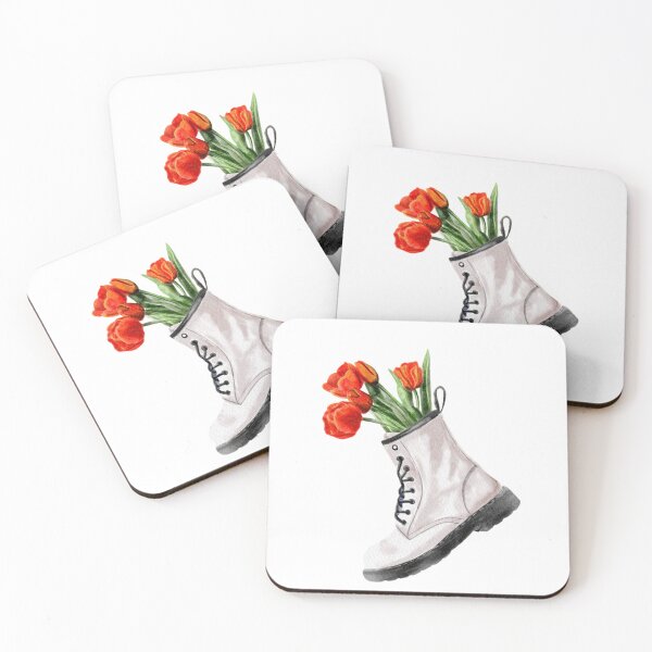 Item preview, Shoes with flowers inside watercolour digital illustration without background designed and sold by Nastasiakhmnk.