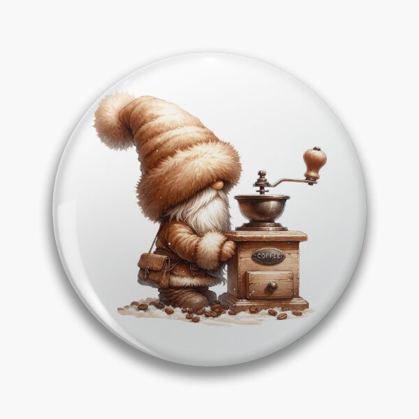 Item preview, Cute Coffee Lover Gnome designed and sold by Magnuna.
