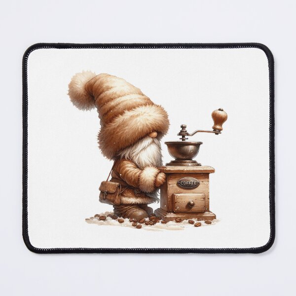Item preview, Cute Coffee Lover Gnome designed and sold by Magnuna.