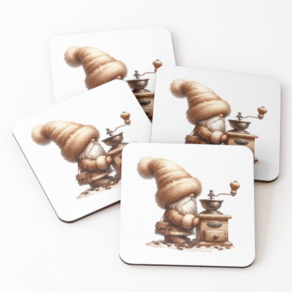 Item preview, Cute Coffee Lover Gnome designed and sold by Magnuna.