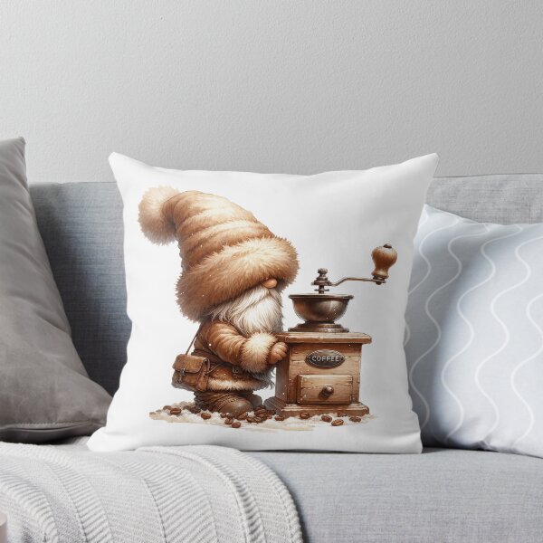 Item preview, Cute Coffee Lover Gnome designed and sold by Magnuna.