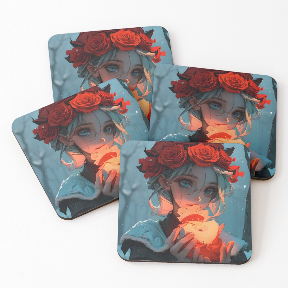 Item preview, Coasters (Set of 4) designed and sold by LoverAI.