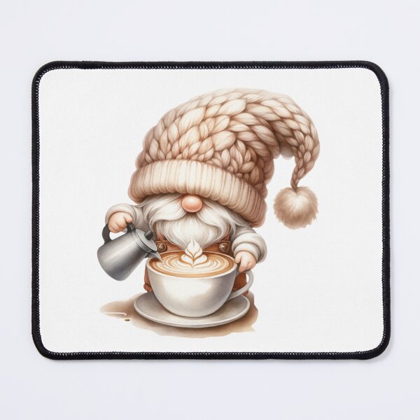 Item preview, Cute Coffee Lover Gnome designed and sold by Magnuna.
