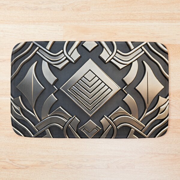 Item preview, Silver art deco design 074 designed and sold by fleesphotos.
