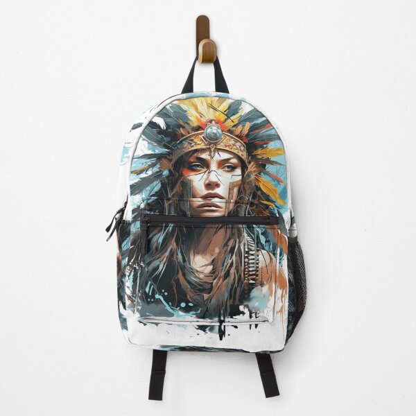 Vista previa del artículo con la obra «Guerrero», diseñado y vendido por ShopMaxiDesigns.