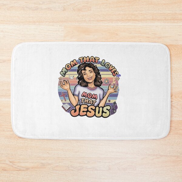 Item preview, mom that love jesus, Christian mom ,funny idea  designed and sold by masteryStore.