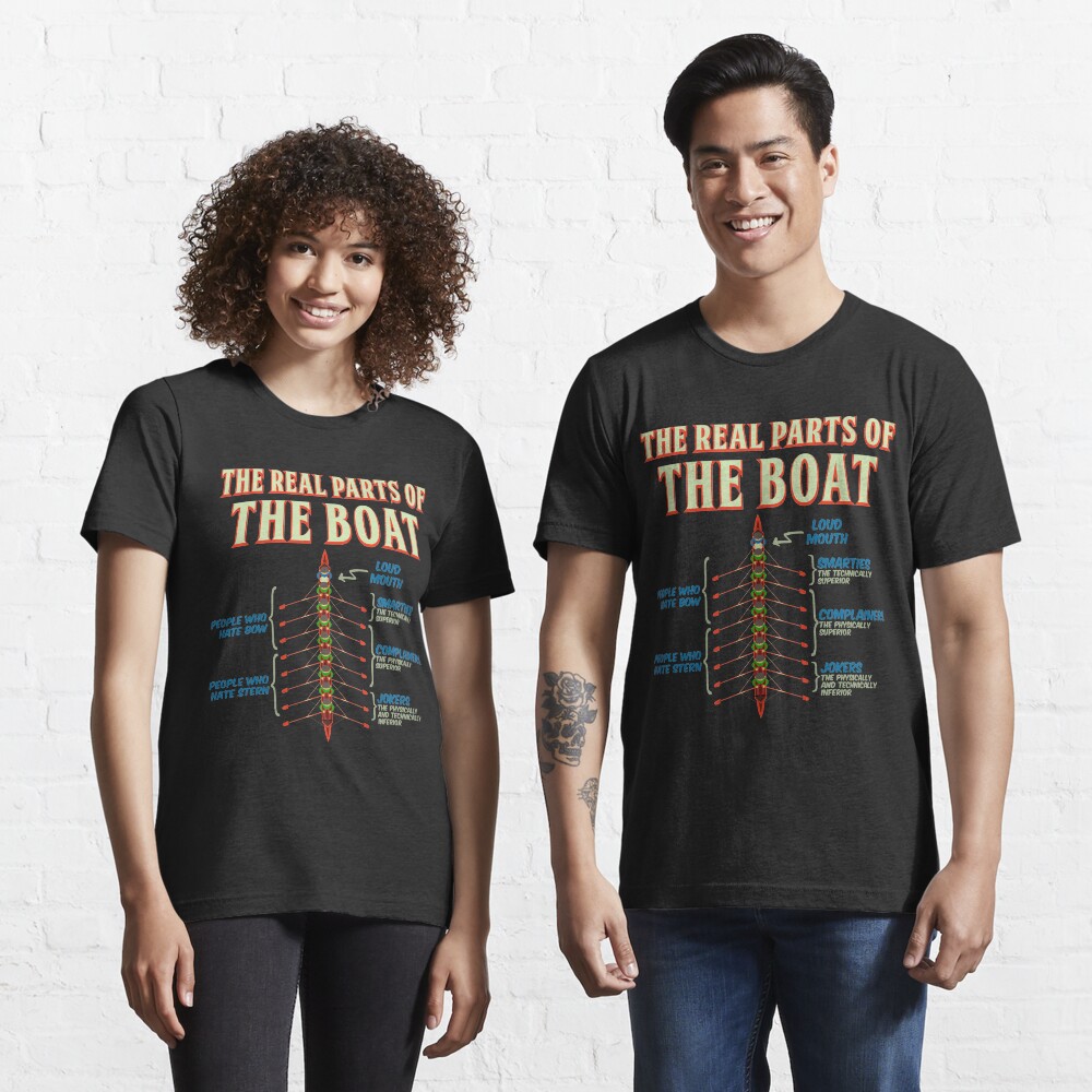 "The Real Parts Of The Boat rowing shirt rowing gifts row crew