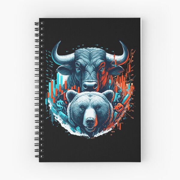 Item preview, Finance Taurus Bear Stock Market Wall Street Gift designed and sold by Pineapple-Tree.