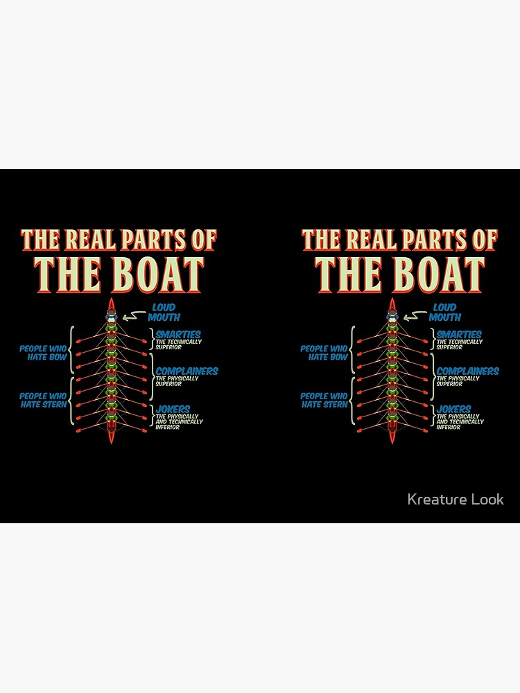 "The Real Parts Of The Boat rowing shirt rowing gifts row crew