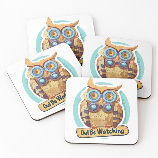 Item preview, Owl Be Watching - Whimsical Owl Observer designed and sold by Liseri.