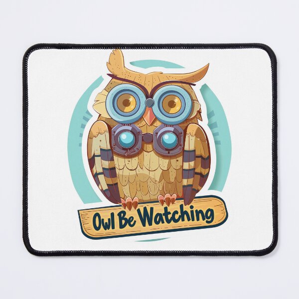Item preview, Owl Be Watching - Whimsical Owl Observer designed and sold by Liseri.