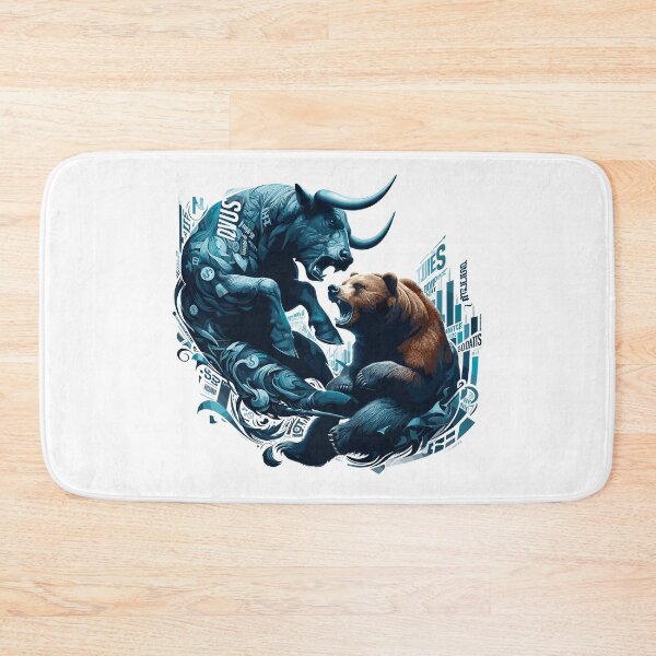 Item preview, Finance Bull Bear Fight Wall Street Gift designed and sold by Pineapple-Tree.