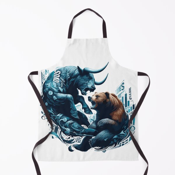 Item preview, Finance Bull Bear Fight Wall Street Gift designed and sold by Pineapple-Tree.
