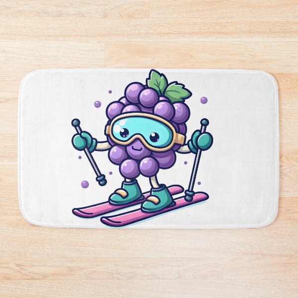 Artikelvorschau, Kawaii-Trauben: Skibrille tragen entworfen und verkauft von CanvasCutie.