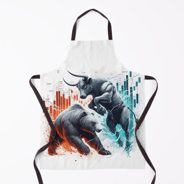 Item preview, Finance Bull Bear Fight Wall Street Gift designed and sold by Pineapple-Tree.