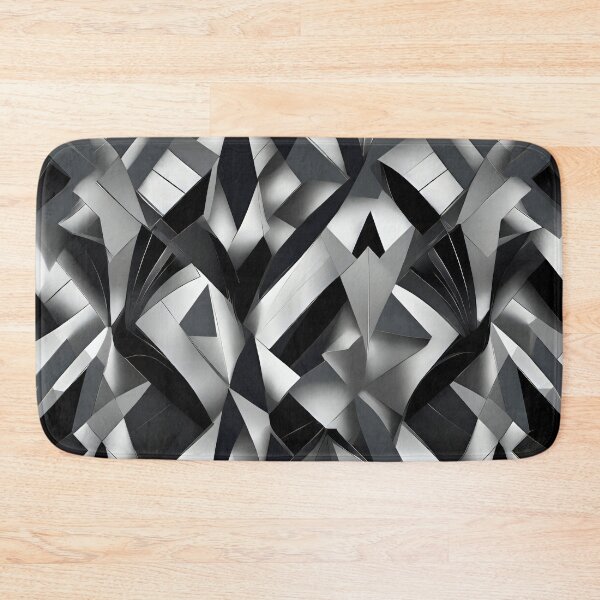 Item preview, silver art deco design 076 designed and sold by fleesphotos.