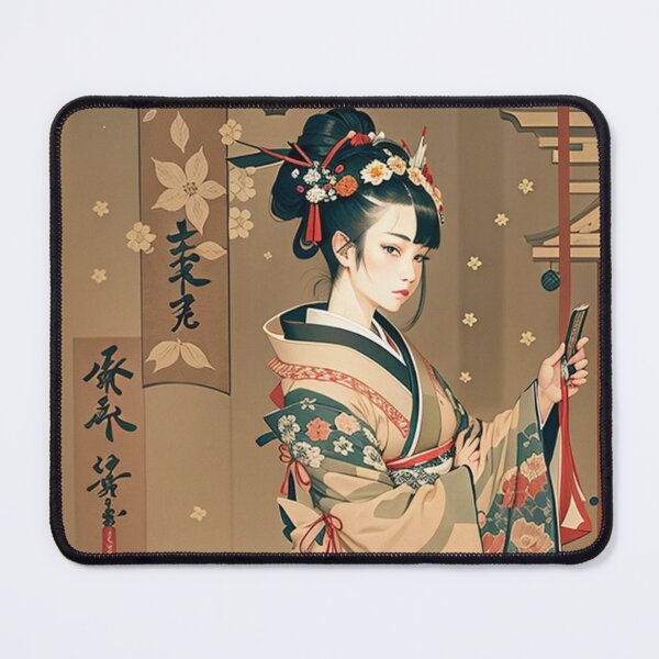 Item preview, Akiko - Aesthetic Elegance: The Seduction of the Geisha in Abstraction designed and sold by BPMagic.
