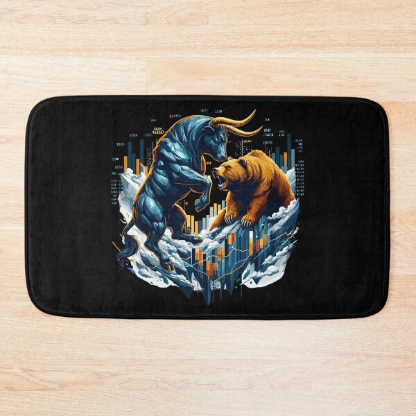 Item preview, Finance Taurus Bear Stock Market Wall Street Gift designed and sold by Pineapple-Tree.