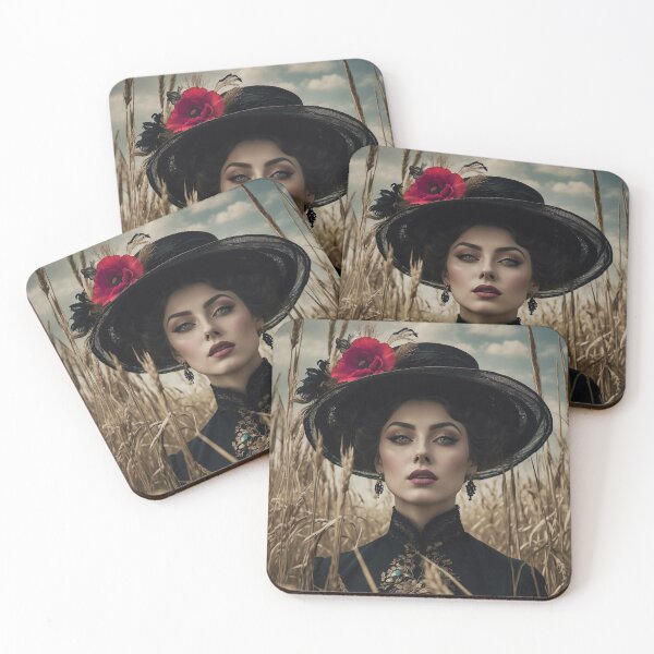 Item preview, Vintage Glamour in a Wheat Field designed and sold by Animepic222.