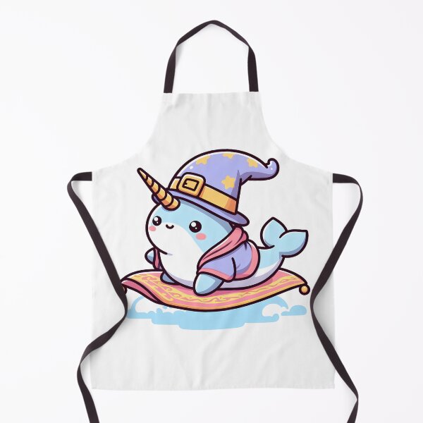Item preview, Kawaii Narwhal: A Wizard Hat And Robe designed and sold by CanvasCutie.