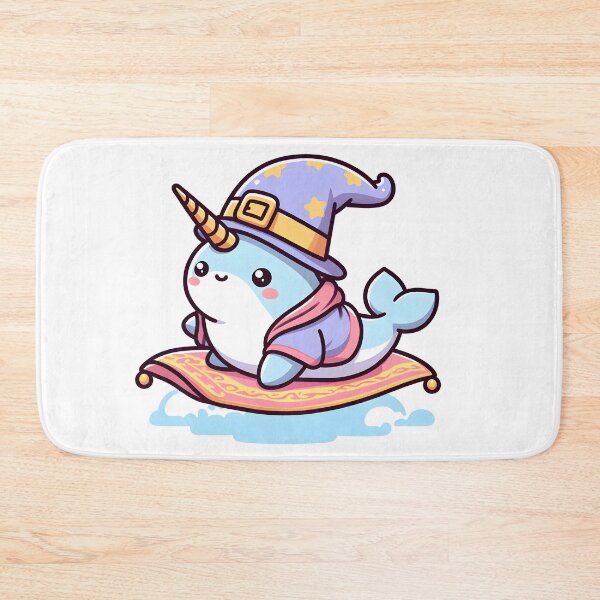 Item preview, Kawaii Narwhal: A Wizard Hat And Robe designed and sold by CanvasCutie.