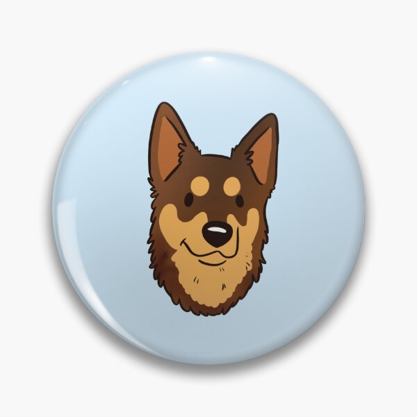 Item preview, Australian Kelpie dog face designed and sold by Yaragold.