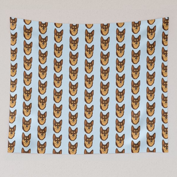 Item preview, Australian Kelpie dog face designed and sold by Yaragold.
