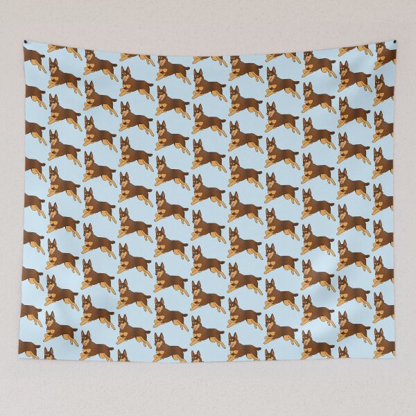 Item preview, Australian Kelpie dog jumping  designed and sold by Yaragold.