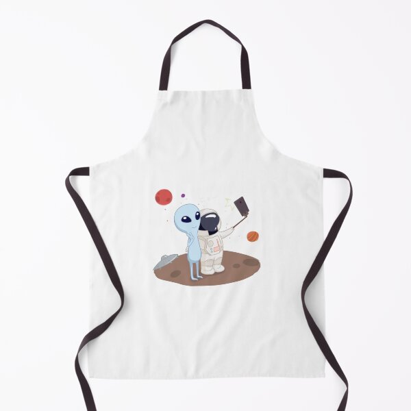 Item preview, Astronaut taking a photo with alien designed and sold by ShopMaxiDesigns.