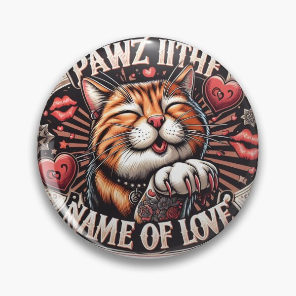 Item preview, Pawz en nombre del amor Cat Art  designed and sold by bozzycat.