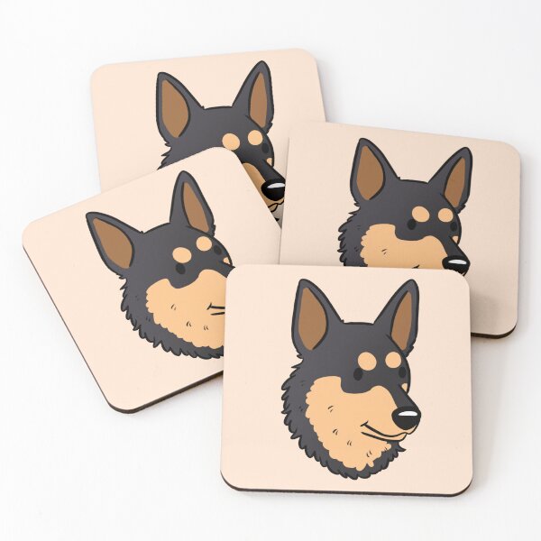Item preview, Australian Kelpie dog face designed and sold by Yaragold.