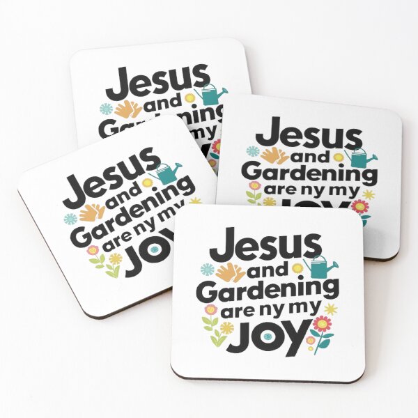 Item preview,   jesus and gardening are my joy, Jesus lover ,funny idea  designed and sold by masteryStore.